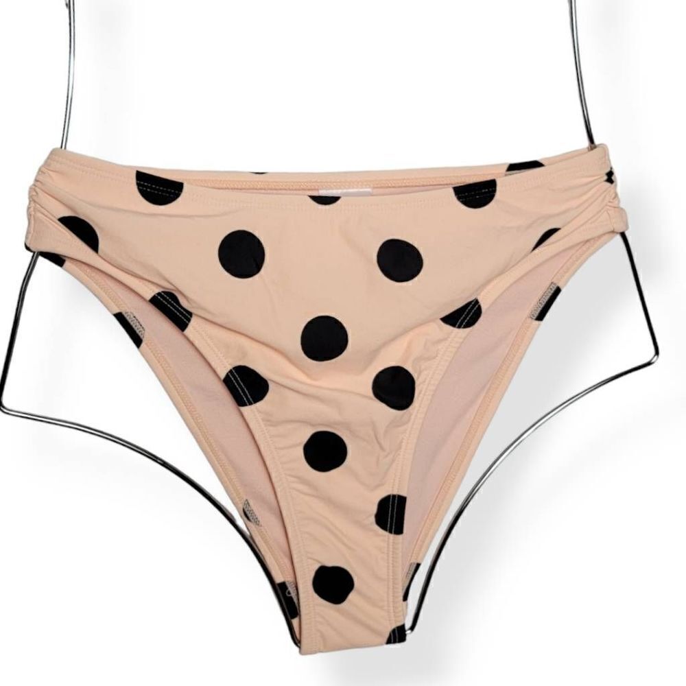 Xhilaration  High Leg Polka-dot Bikini Bottom XS Juniors (00)